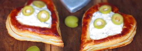 волованы со сливочным кремом и оливками. Шаг 6