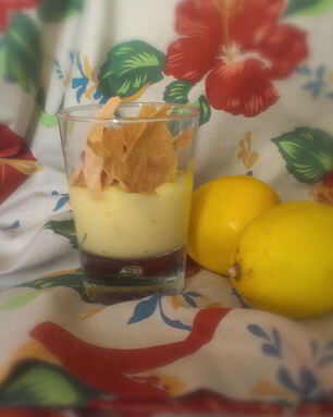 Заварной лимонный крем