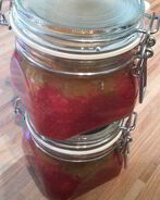 Клубнично-ревеневый мармелад