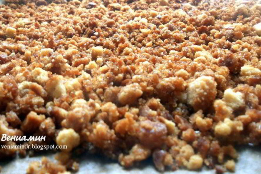 Рецепт хрустящей пряничной крошки для мороженого