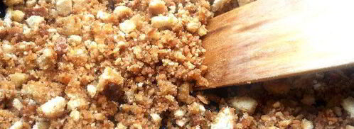 хрустящая пряничная крошка для мороженого. Шаг 4