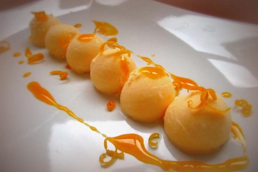 Рецепт мандаринового мороженого