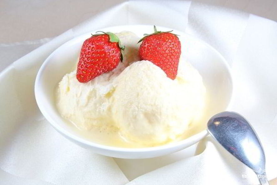 Рецепт мороженого из молока и масла
