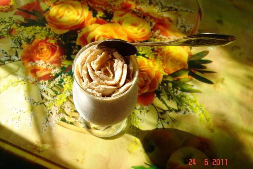 Рецепт мороженого розочка