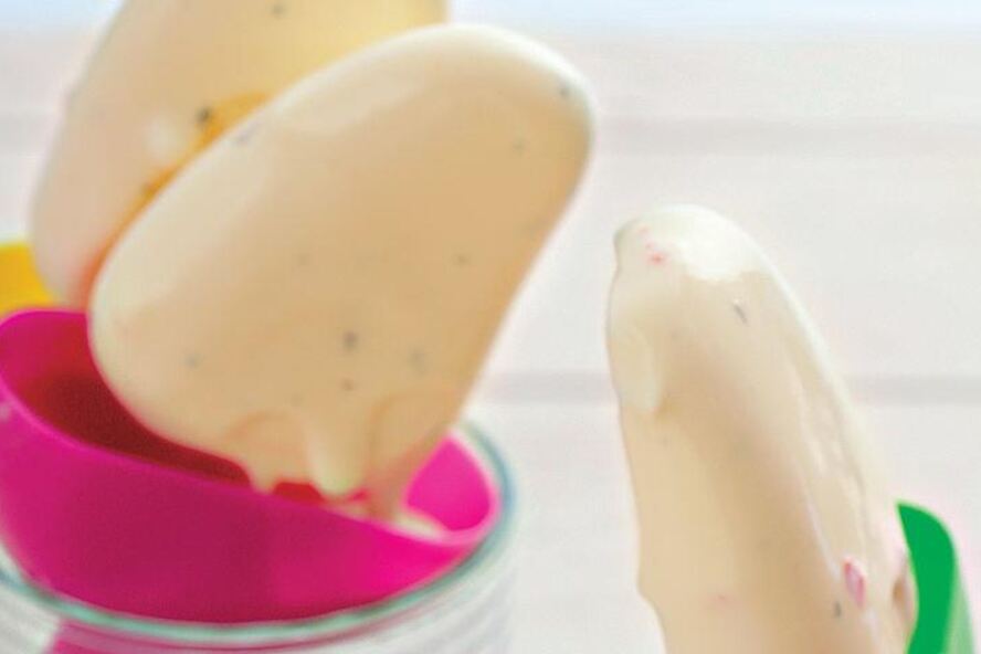 Рецепт мороженого с белым шоколадом, мятой и чили