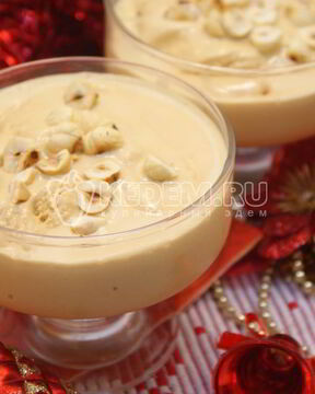 Новогодний десерт-мороженое Крем-брюле