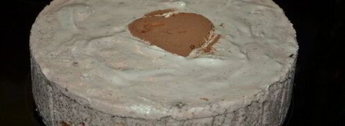 шоколадный торт-мороженое с маршмэллоу и фундуком. Шаг 13