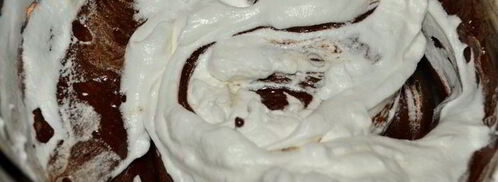 шоколадный торт-мороженое с маршмэллоу и фундуком. Шаг 8