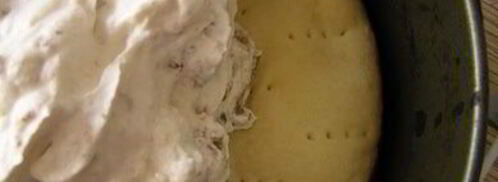 торт-мороженое с безе и красными ягодами. Шаг 17