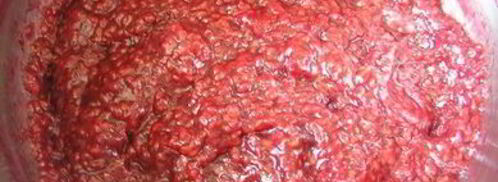 торт-мороженое с безе и красными ягодами. Шаг 5