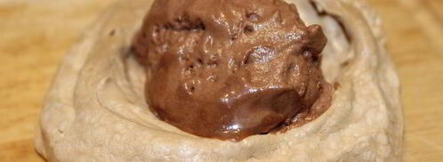 безе с шоколадным муссом и фруктами. Шаг 8