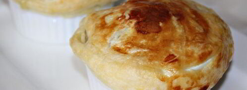 грушевый мусс запеченный под слоеным тестом. Шаг 5