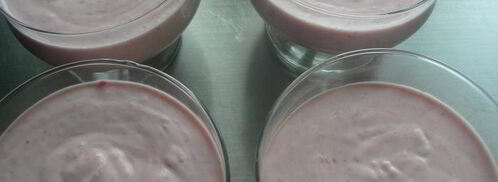 йогуртово-клубничный мусс с киви. Шаг 8