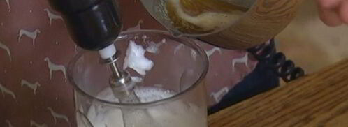 йогуртовый мусс с гранитой. Шаг 9