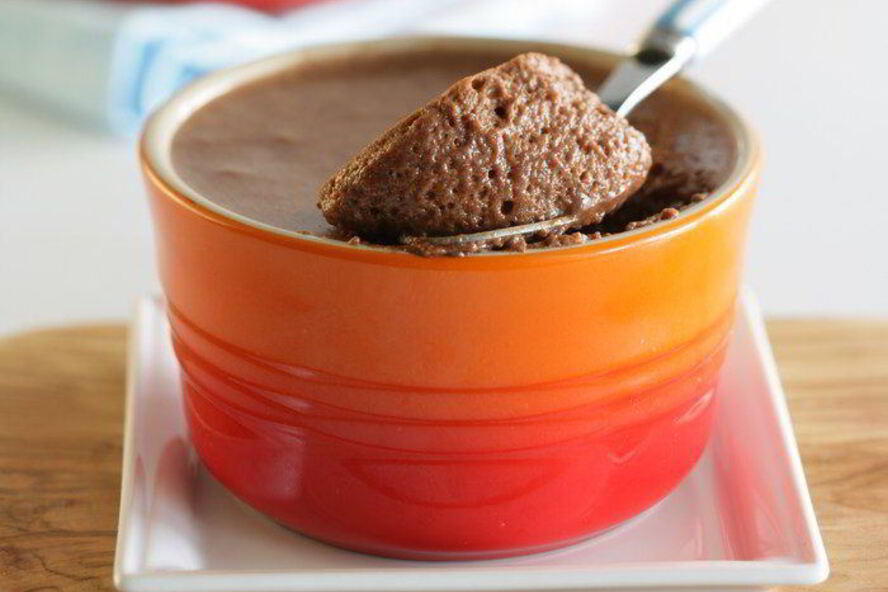 Рецепт легкого шоколадного мусса с апельсином