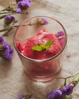 Мусс из черной смородины