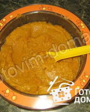 Мусс из моркови и кабачков