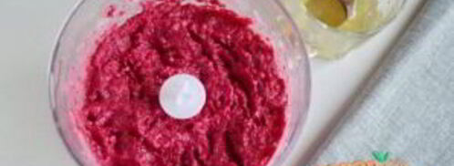 пикантный свекольный мусс с селедкой. Шаг 4