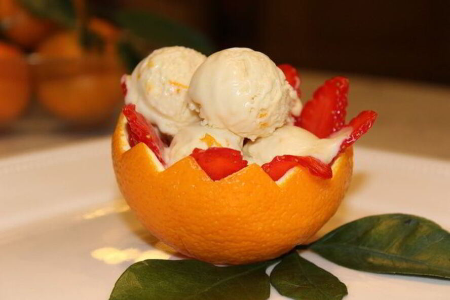 Рецепт шоколадна-апельсинового мороженого-мусса с медом