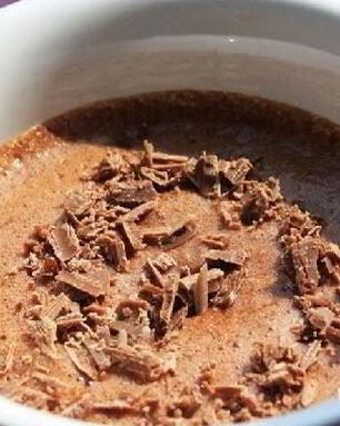 Шоколадный мусс с коньяком