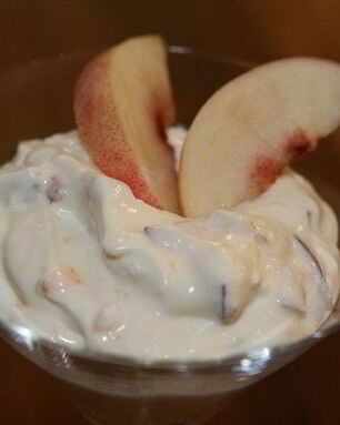 Творожно-сливочный мусс с нектарином