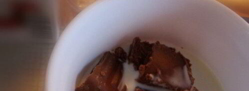 творожный мусс с ореховой нугой и шоколадным марципаном. Шаг 4