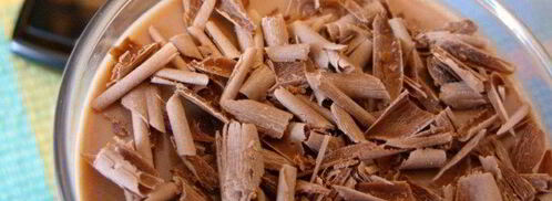 творожный мусс с ореховой нугой и шоколадным марципаном. Шаг 10