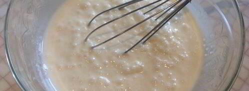 творожный мусс с персиками и киви. Шаг 6