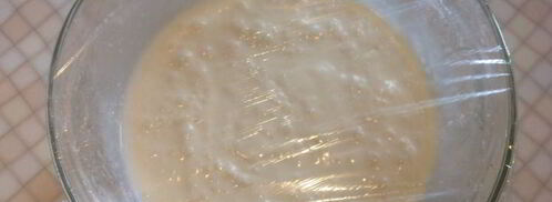 творожный мусс с персиками и киви. Шаг 7