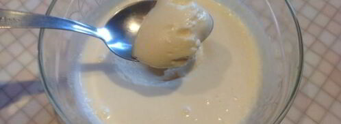 творожный мусс с персиками и киви. Шаг 9