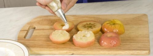 яблоки с лимонным муссом. Шаг 5