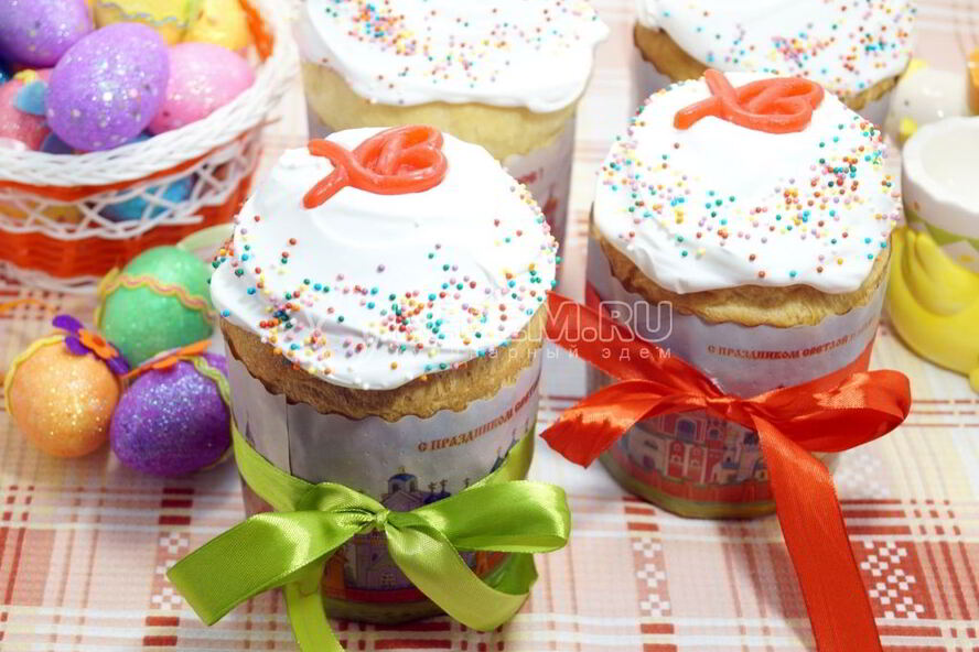 Рецепт кулича с изюмом