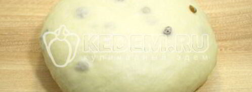 кулич с изюмом. Шаг 7