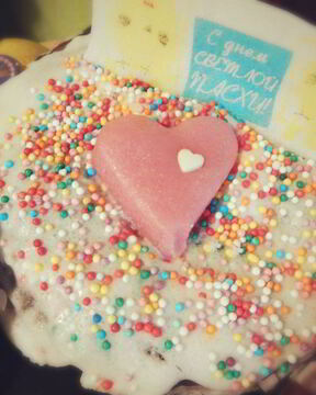 Пасхальный кулич на опаре