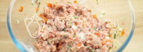 пасхальные мясные колечки с яйцом. Шаг 5