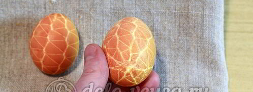 пасхальные яйца в сетку. Шаг 9