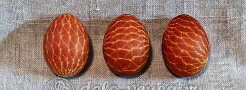 пасхальные яйца в сетку. Шаг 10