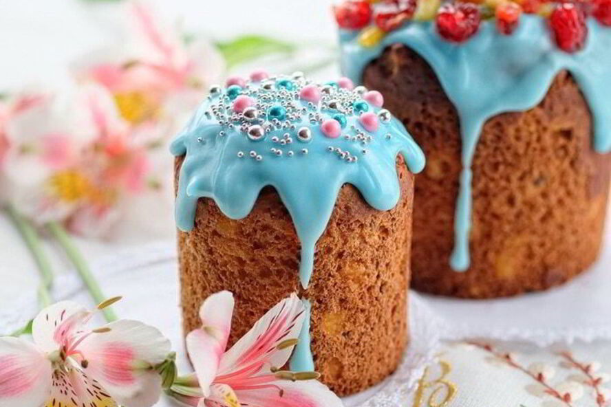 Рецепт сочного творожного кулича