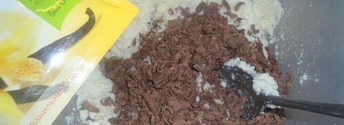 творожная пасха без яиц с тертым шоколадом. Шаг 4