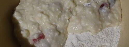 творожный кулич с итальянской меренгой. Шаг 12