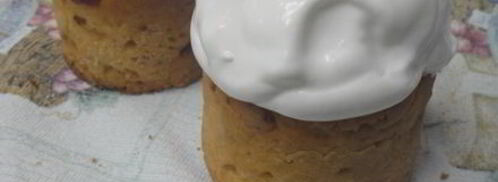 творожный кулич с итальянской меренгой. Шаг 21