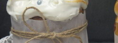 творожный кулич с итальянской меренгой. Шаг 23