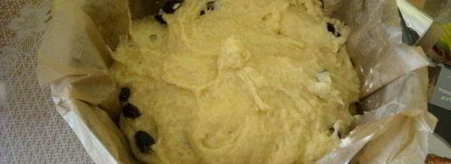 творожный кулич с шоколадной глазурью. Шаг 5