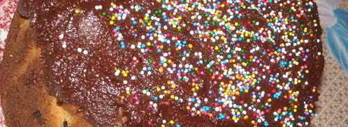 творожный кулич с шоколадной глазурью. Шаг 7