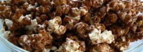 попкорн с шоколадом и карамелью. Шаг 4