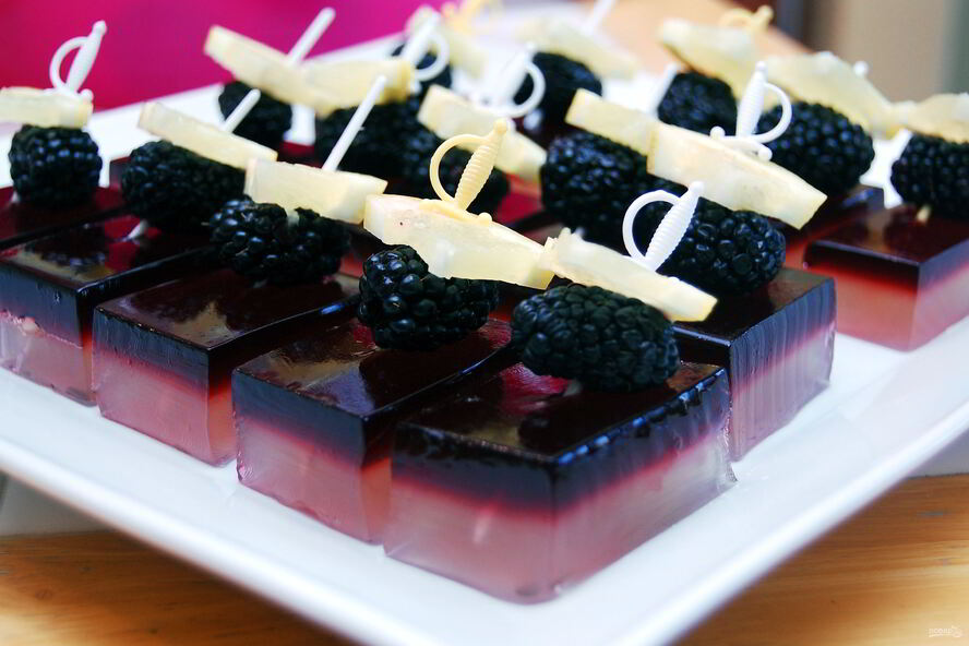 Рецепт пьяного желе