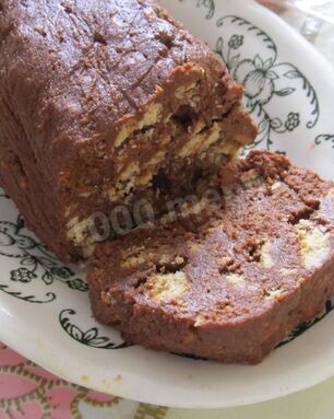 Домашний Щербет из печенья с изюмом