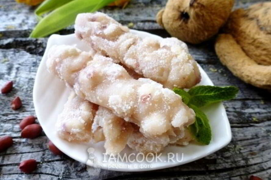 Рецепт сметанного щербета с арахисом