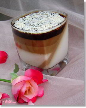 Шоколадно-желейный десерт