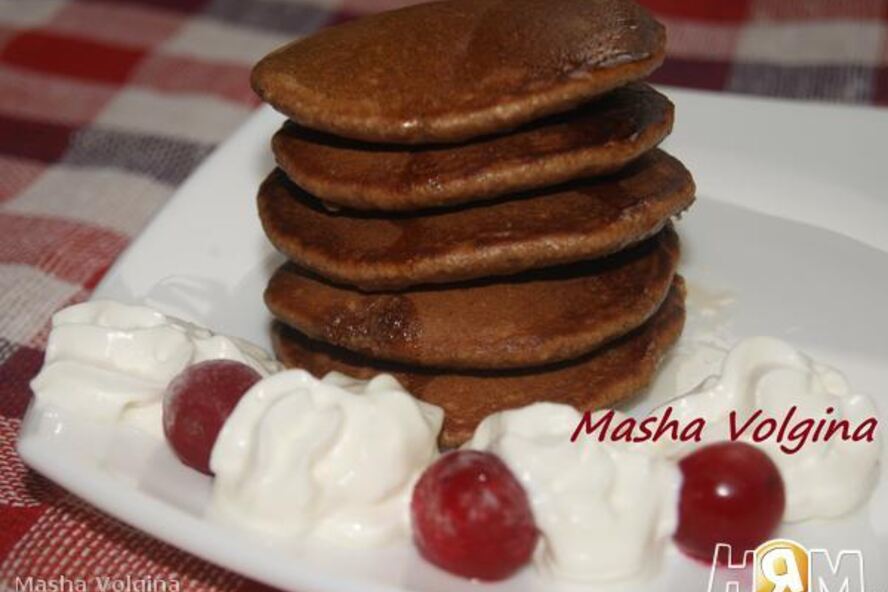 Рецепт шоколадных овсяных хоткейков